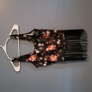 Flowy tassel tank